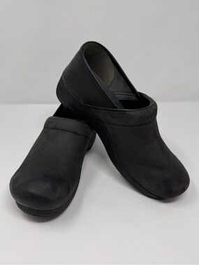 Dansko XP 2.0 Black Leather Professional Work Clogs Shoes, Sz 44 (men’s 10.5-11)